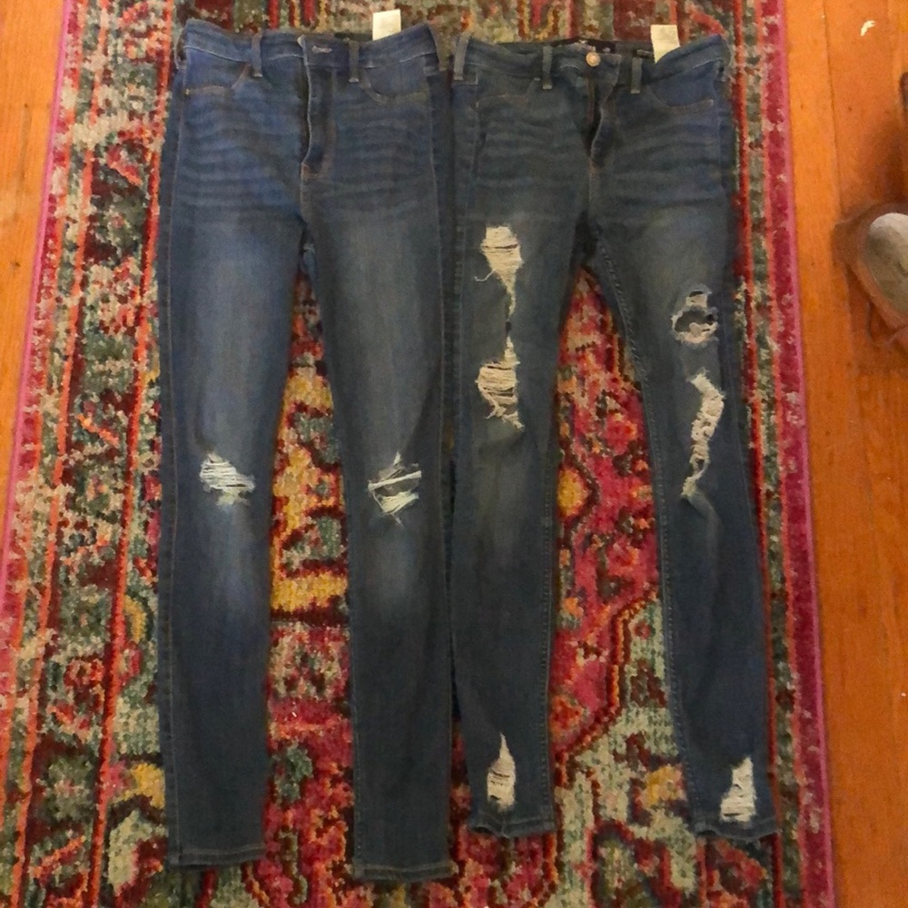 high wasted skinny jeans